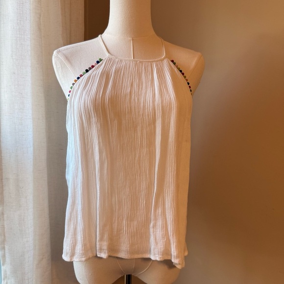 Abbeline Pom Pom detail tank - Picture 2 of 5